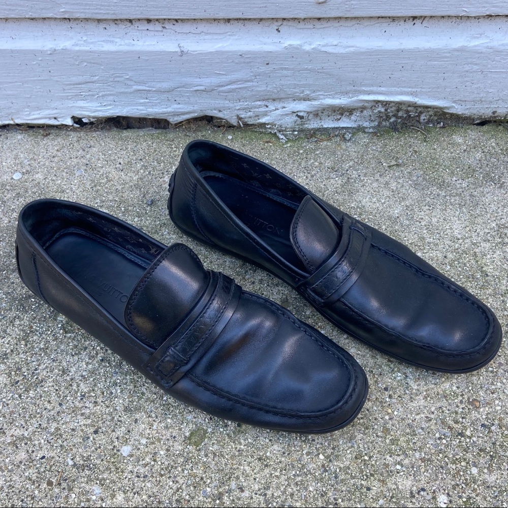 LOUIS VUITTON LOAFERS AUTHENTIC BLACK